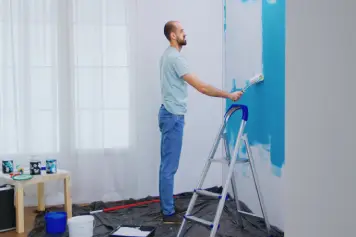 Professional interior house painting services for walls and rooms in Delhi NCR